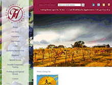 Tablet Screenshot of hickmanfamilyvineyards.com